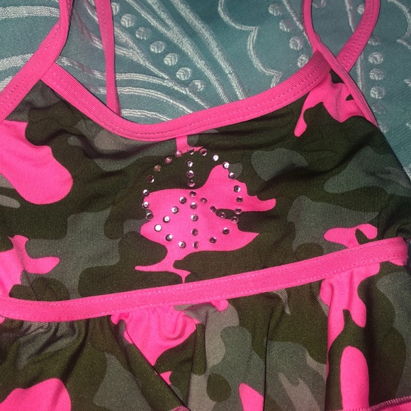 Pink army Bikini Two piece 4T/5T - Picture 3 of 3